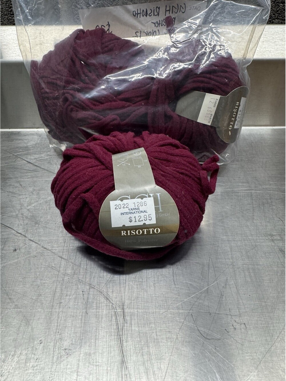 GGH Risotto Color 112 Maroon 3 Skein Lot